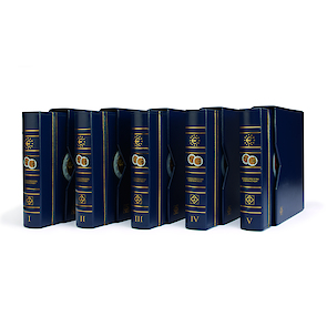 Set of albums „European 2€ commemorative coins“ vol. 1-5 & Joint Issues, incl. slipcase