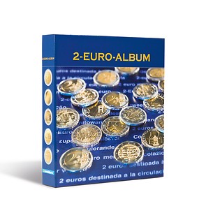 NUMIS illustrated binder 2€ commemorative coins for all eurozone countries, neutral