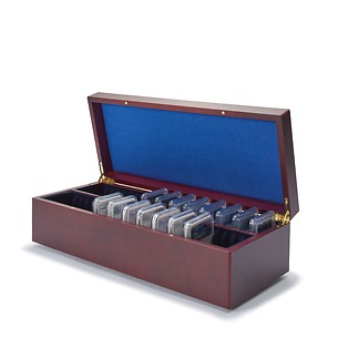 Coin case for 50 certified coin holders (Slabs)