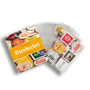Beer mate album GRANDE, incl. 15 transp.sheets with 6 pockets each, with motif, B-Design