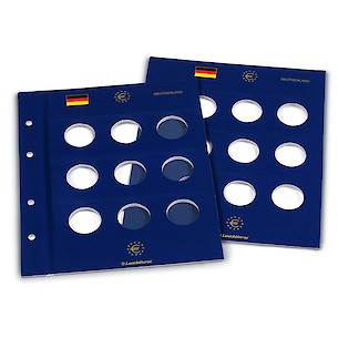 coin sheets VISTA, for German10/20/25-Euro commemorative coins