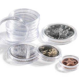 Coin capsules inner diameter 39 mm, 40 per pack