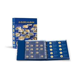NUMIS illustrated album 2€ commemorative coins for all eurozone countries, Fr/Eng, Vol. 9