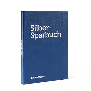 PRESSO silver savings book for 6 x 20€ commemorative coins, blue