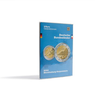 coin Card for German 2-Euro commemorative coin 2024 (Königsstuhl)