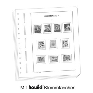 Lighthouse Illustrated album pages Liechtenstein