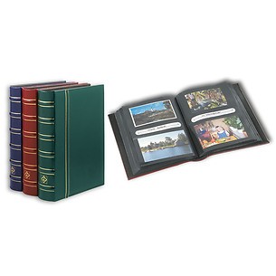Multipurpose album for 200 postcards,letters, standard photos or 100 panorama photos