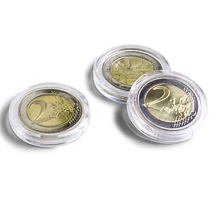 capsules EVERSLAB pour piècesde monnaie de diamètre intérieur 25 mm 