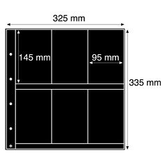 95 x 145 mm (for old postcards 148 x 95 mm)