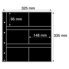 148 x 95 mm (for old postcards 148 x 95 mm)