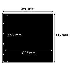 327 x 329 mm (open to both sides)