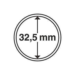 coin capsules inner diameter 32.5 mm