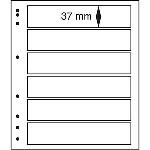 MOC LB-Blank sheets with protective sheet, 6-way division