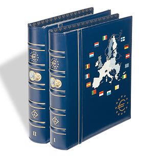 VISTA Euro Coin Album volume 1 and volume 2 