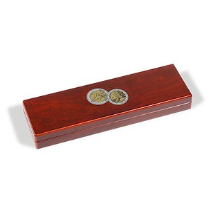 VOLTERRA coin etui f. 5 German 2€ commem. coins “50 Years of Warsaw Genuflection” (2020)