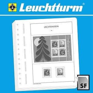 LIGHTHOUSE Illustrated album pages Liechtenstein