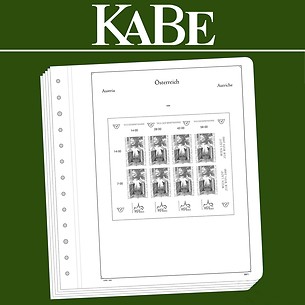 KABE OF-Illustrated album pages Austria miniature sheet