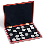 VOLTERRA UNO presentation case for 30 German 20-euro commemorative coins in capsules,black
