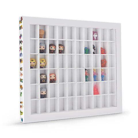 Surprise collector's box with 60 Compartments for O.E.I. figures