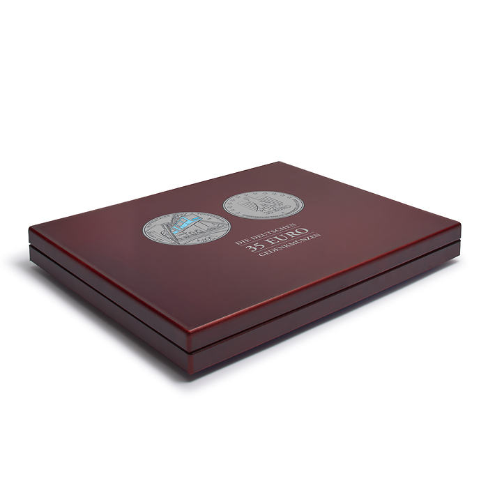 Volterra Uno - Presentation case for 30 German 35 Euro commemorative coins in capsules