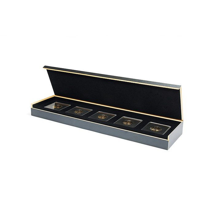 Luxor coin box for five Quadrum coin capsule