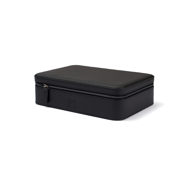 Vigil Watch travel case, 8 compartments, black