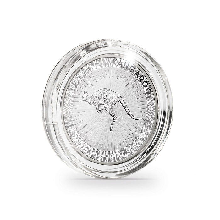 Ultra Perfect Fit coin capsules for 1 oz. Kangaroo silver (40,6 mm), pack of 10