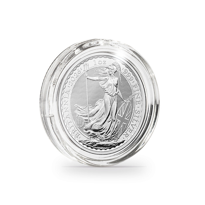 Ultra Perfect Fit coin capsules for 1 oz. Britannia silver (38.61 mm), pack of 10