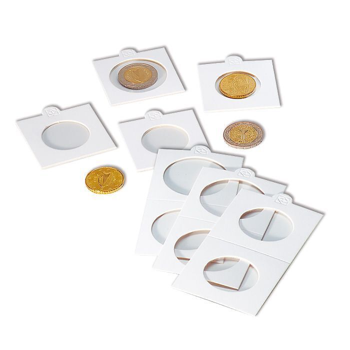 MATRIX coin holders, white, inside Ø 22,5 mm, self-adhesive, pack of 1.000