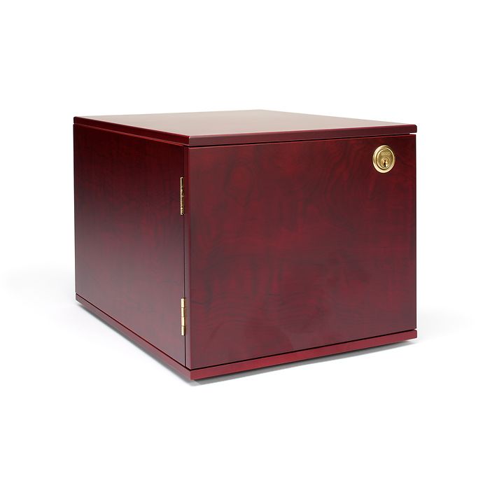 coin Drawer Cabinet for 10 standard coin Drawers, Mahogany colorede (silk-mat)