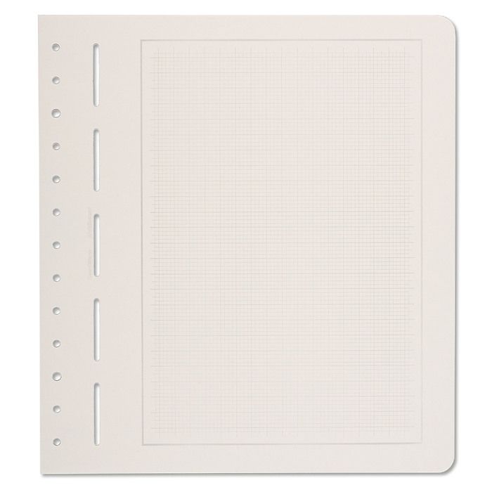 LIGHTHOUSE Blank album pages PRIMUS A, light grey with background grid
