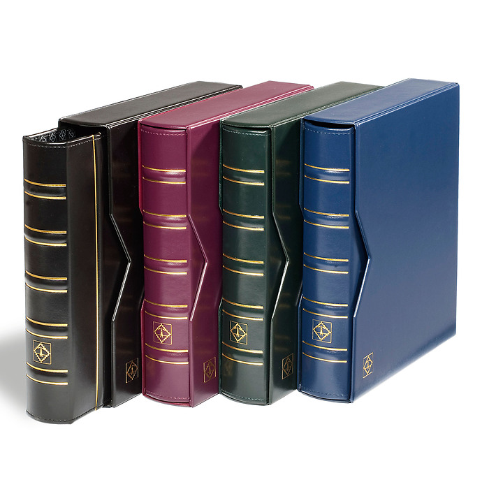 Slipcase for ringbinder OPTIMA, in classic design, red