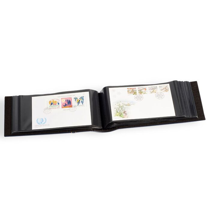 Album for 100 FDCs or letters in C6 format, blue