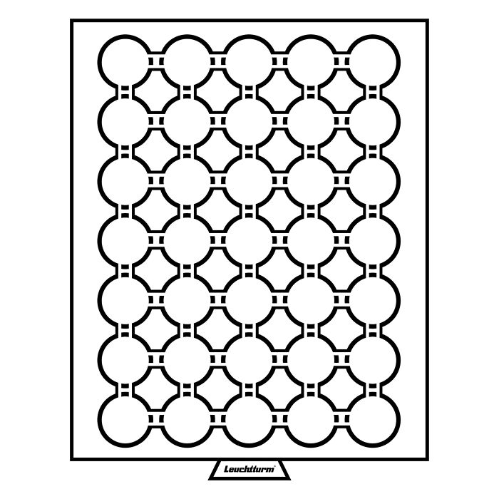 MB coin box with 35 Compartments for GRIPS 28+ GRIPS 27, smoke colour