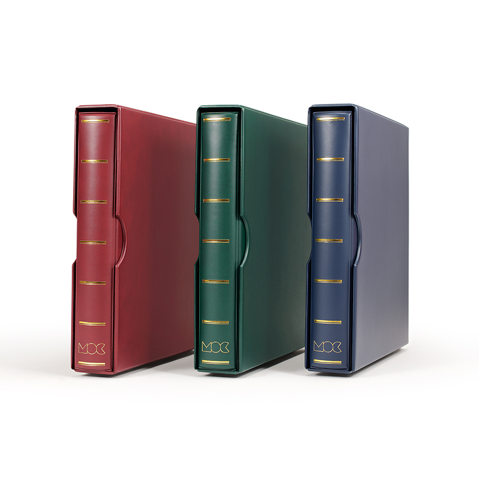 MOC Silhouette ring binder, incl. slipcase, blue
