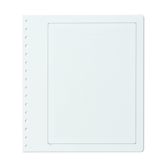 KABE blank sheets, album paper with black edge line and net  underprint, pack of 10
