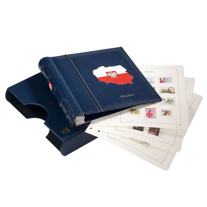 LIGHTHOUSE SF-Illustrated album PERFECT DP, classic design POLSKA 1995-2004, blue