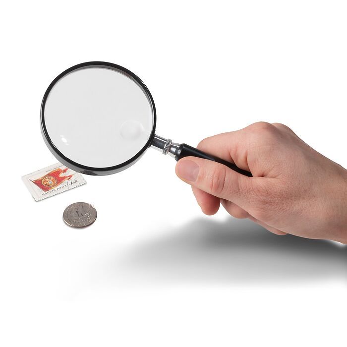 Magnifier with handle LU2 with magnification 2.5x and 5x