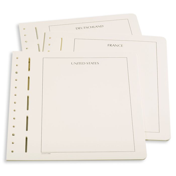 Lighthouse bank sheets with country inscription Deutschland  Bundesrepublik (BL23A)