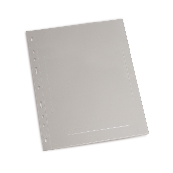 Optima plastic sheets for ETBs, crystal clear, pack of 10