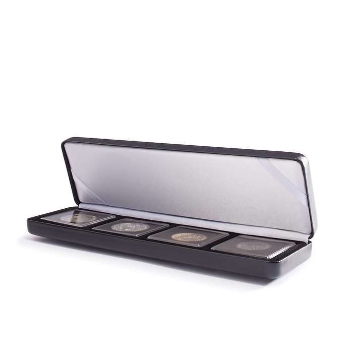 Nobile coin case for 4 Quadrum capsules, black