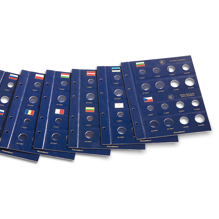 Vista Euro coin album volume 2 'New Members', incl. slipcase, blue