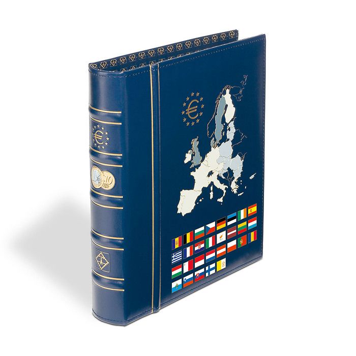 VISTA Classic Euro Binder, imprint on spine and cover incl.  slipcase blue