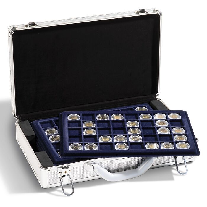 coin case CARGO L 6 for 240 2-Euro coins in capsules, incl.  6 coin trays
