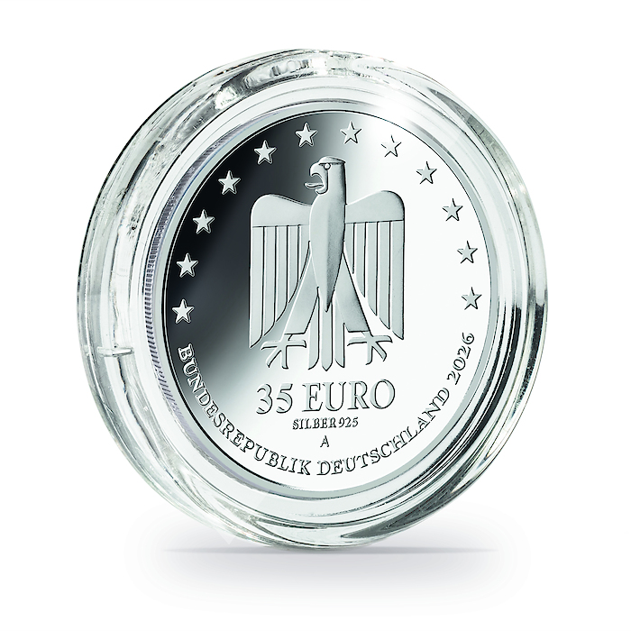 Ultra Perfect Fit coin capsules for german 35 Euro (32,50 mm), pack of 10