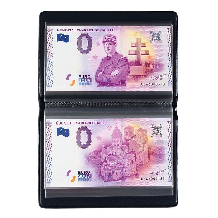 Pocket album ROUTE for 40 'Euro Souvenir' banknotes