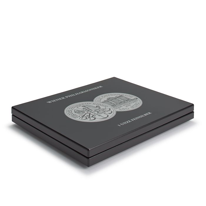 VOLTERRA presentation case for 20 “Vienna Philharmonic” 1 oz silver coins in capsules