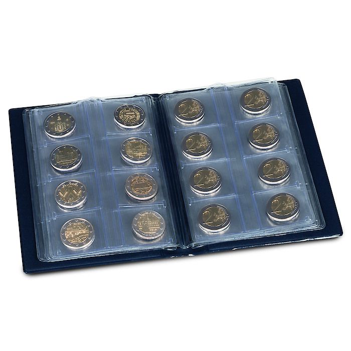 ROUTE 2-Euro pocket album for  48 2-euro coins