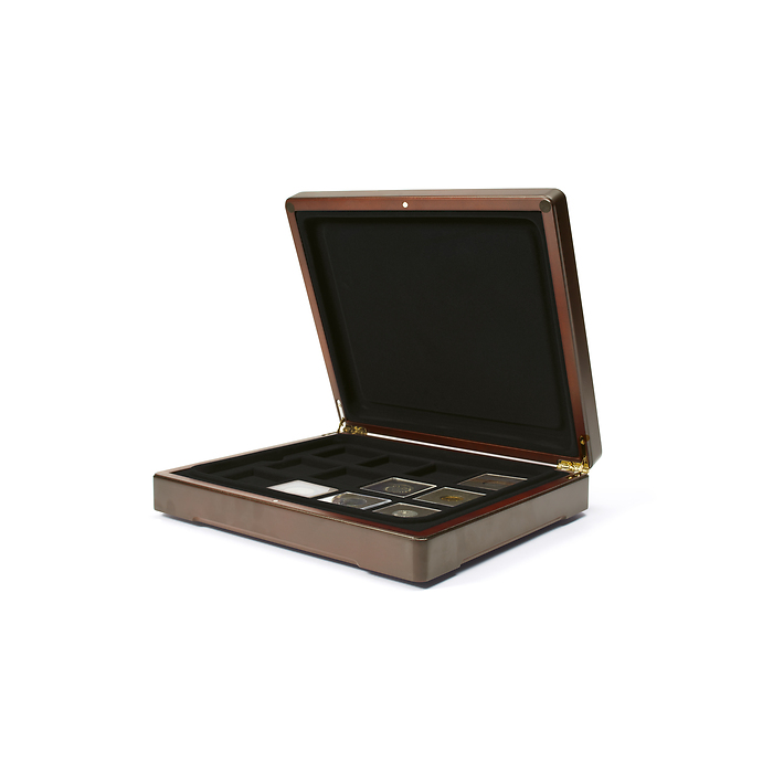 Mazzola Presentation case for up to 24 Quadrum coin capsules, black