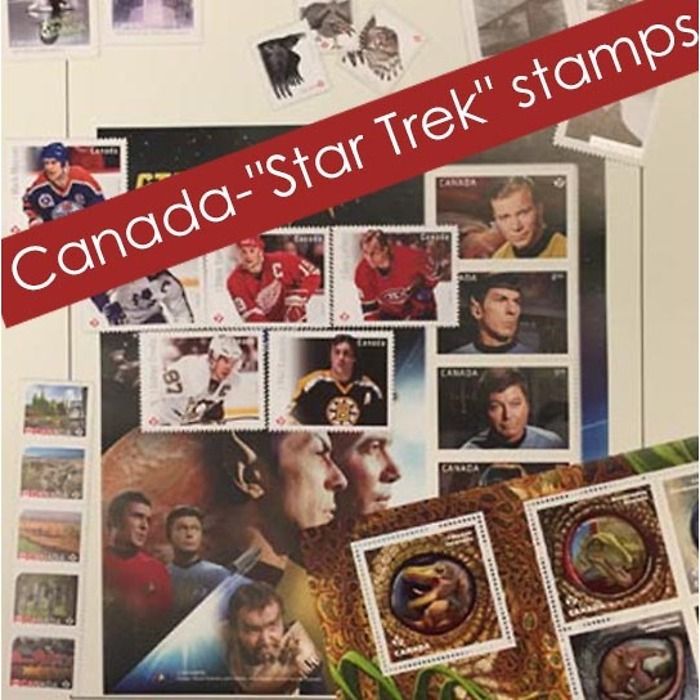 LIGHTHOUSE SF special Supplement Canada-'Star Trek' stamps 2016